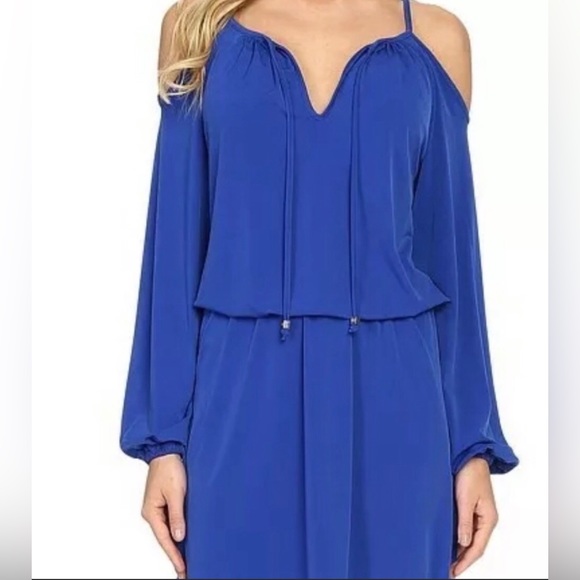Michael Kors Cold Shoulder Chambray Dress - Picture 11 of 11